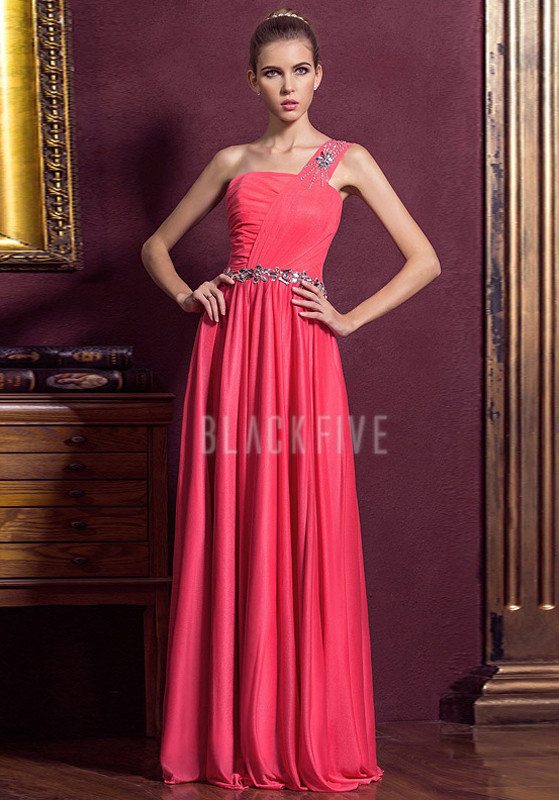 red evening gown 